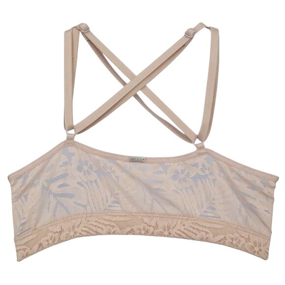 Victoria's Secret Pink Lace Bralette Women L Pink Boho Romantic Feminine Boudoir - Picture 3 of 14